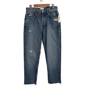 Anthropologie Boyish "The Tommy High Rise Rigid Straight Leg Jeans" Size 27 NEW